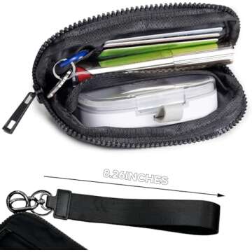 Stylish Iris Wallet with RFID Protection and Storage