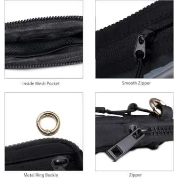 Stylish Iris Wallet with RFID Protection and Storage