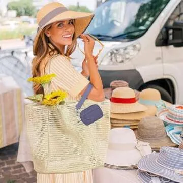 Stylish Iris Wallet with RFID Protection and Storage