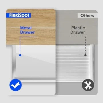 FLEXISPOT Comhar Electric Standing Desk with USB Charging