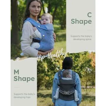 AUYEAZGO Ergonomic Baby Carrier for Infants and Toddlers