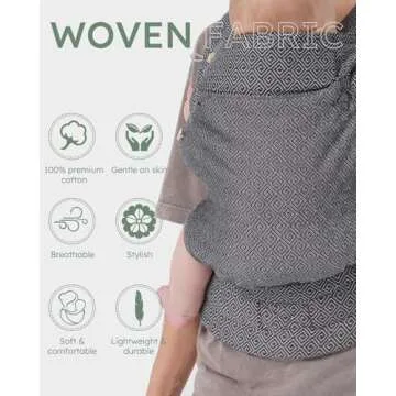 AUYEAZGO Ergonomic Baby Carrier for Infants and Toddlers