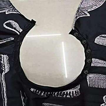 6 Pack Professional Hair Cut Hairdressing Cape Cloth Waterproof haircutting Apron Salon Barber Gown for Adult Men Women