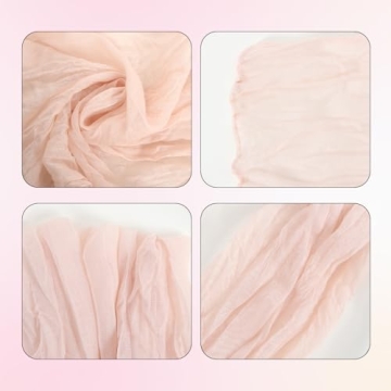 Elegant Nydotd Dusty Pink Cheesecloth Napkins Set for Any Occasion