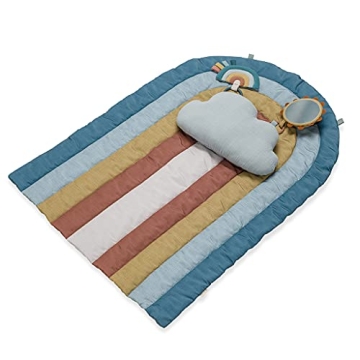 Itzy Ritzy Rainbow Tummy Time Play Mat for Babies