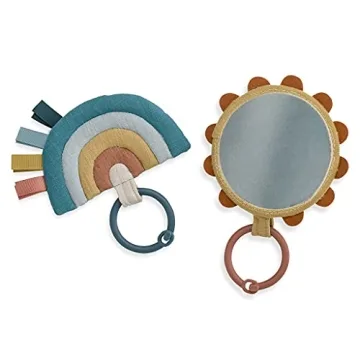 Itzy Ritzy Rainbow Tummy Time Play Mat for Babies