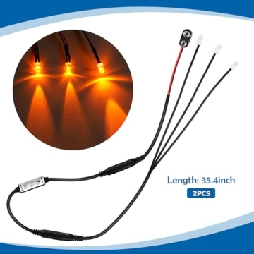 Rossesay 2-Piece Flicker Light Kit for Theatrical Use