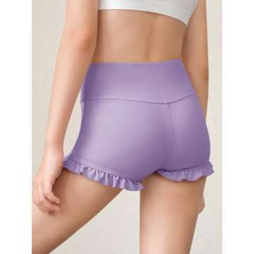 rrhss Girls Ruffle Shorts for Active Lifestyle