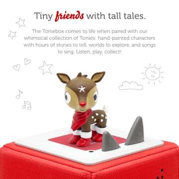 Tonies Deer Audio Play Character with Holiday Songs - Volume 2