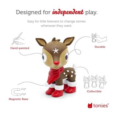 Tonies Deer Audio Play Character with Holiday Songs - Volume 2