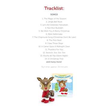Tonies Deer Audio Play Character with Holiday Songs - Volume 2