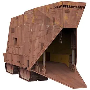 4D Cityscape Star Wars 3D Paper Model Kits (Mandalorian Sandcrawler)