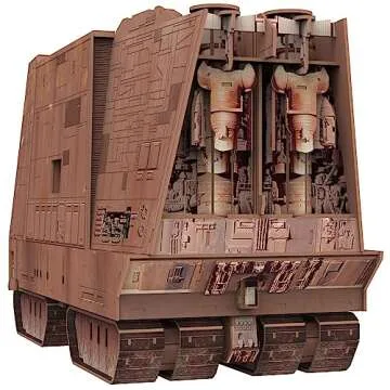 4D Cityscape Star Wars 3D Paper Model Kits (Mandalorian Sandcrawler)