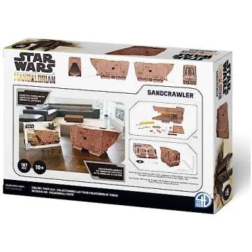 4D Cityscape Star Wars 3D Paper Model Kits (Mandalorian Sandcrawler)