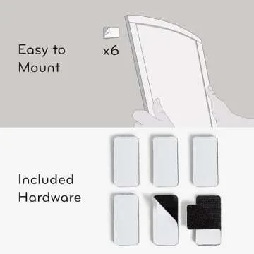 U Brands Magnetic Dry Erase 3-in-1 Calendar Board, 20"x16", Black and Gray Frame