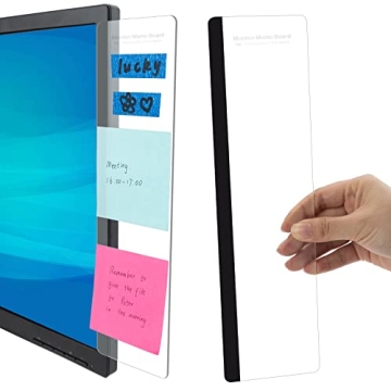 MDOZQ 2pcs Monitor Memo Board Set - Stylish Office Accessories
