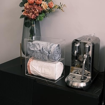 Nelspen Acrylic Trash Bag Dispenser for Under Sink Organizing