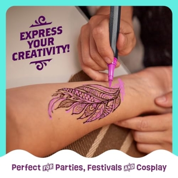 Henna Body Tattoo Markers Kit for All Ages