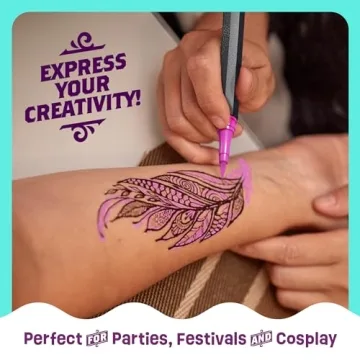 Henna Body Tattoo Markers Kit for All Ages