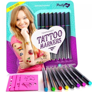 Henna Body Tattoo Markers Kit for All Ages
