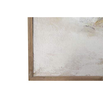 Elegant White Flowers Wood Framed Wall Decor