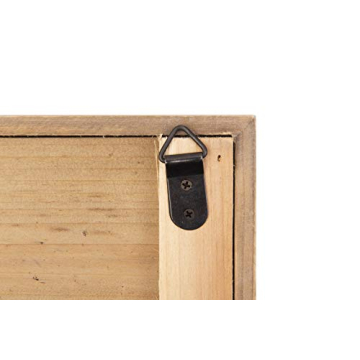 Elegant White Flowers Wood Framed Wall Decor