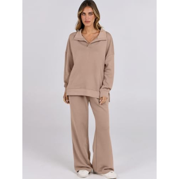 ANRABESS Women Lounge Set - Oversized Fall Outfit