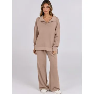 ANRABESS Women Lounge Set - Oversized Fall Outfit