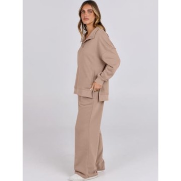 ANRABESS Women Lounge Set - Oversized Fall Outfit