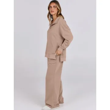 ANRABESS Women Lounge Set - Oversized Fall Outfit