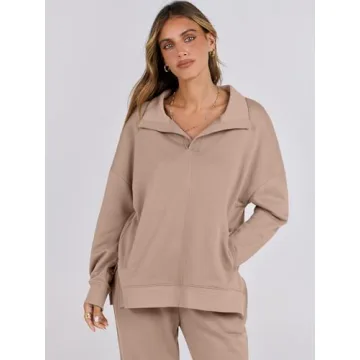 ANRABESS Women Lounge Set - Oversized Fall Outfit