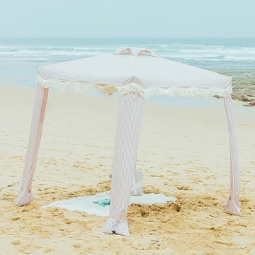 Premium Boho Beach Cabana - Stylish UV Protection Shade