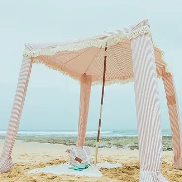 Premium Boho Beach Cabana - Stylish UV Protection Shade
