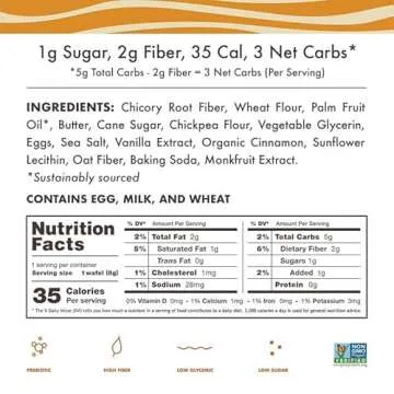 Rip Van Wafels Dutch Caramel Mini Stroopwafels, Low Carb Snacks, Non GMO Snack, Keto Friendly, Office Snacks, Low Calorie Snack, Low Sugar, 32 Pack