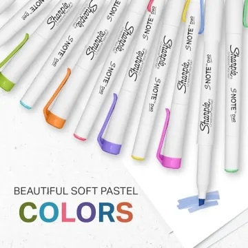 SHARPIE Duo Marker Set | 16 Color Highlighters & Art Markers