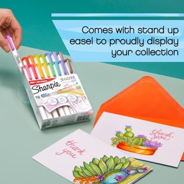 SHARPIE Duo Marker Set | 16 Color Highlighters & Art Markers