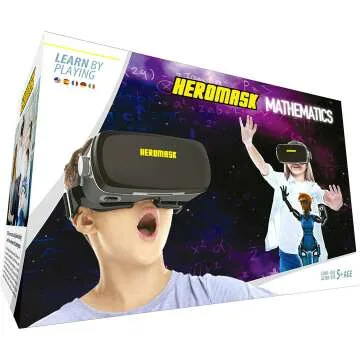 Interactive VR Headset with Math Games for Kids
