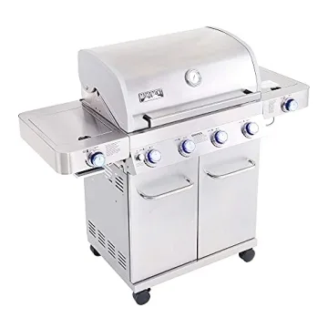 Monument Grills 4-Burner Propane Gas Grill for Outdoor Cooking