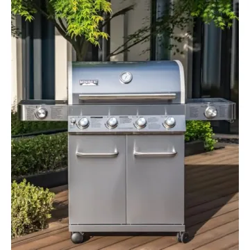 Monument Grills 4-Burner Propane Gas Grill for Outdoor Cooking