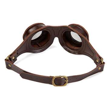 SUMGOGO Steampunk Goggles - Unique Eyewear for Cosplay & Rave
