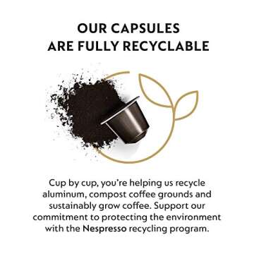 Nespresso Capsules Original Line, Roma Intenso, Medium Roast Coffee, 50 Count Coffee Pods