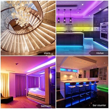 Phopollo 65.6FT LED Lights for Creative Home Decor