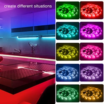 Phopollo 65.6FT LED Lights for Creative Home Decor