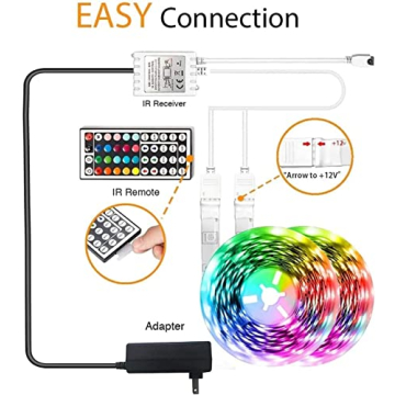 Phopollo 65.6FT LED Lights for Creative Home Decor