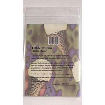 Latex Dental Dam Assorted 1 pc. ( 6 Pack )