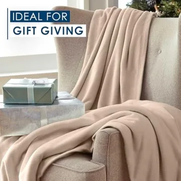 Cozy Twin Size Fleece Bed Blanket – Lightweight & Soft