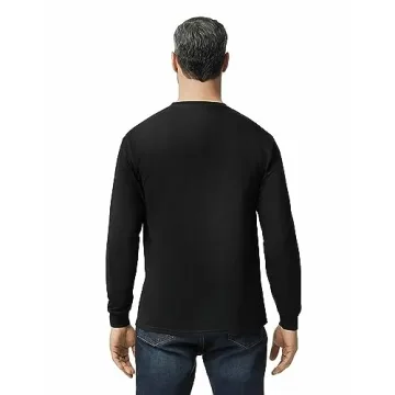 Gildan Heavy Cotton Long Sleeve Tee 2-Pack in Black