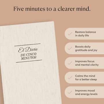 Spanish Five Minute Journal for Mindfulness & Reflection