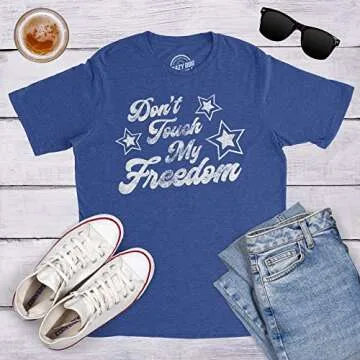 Men's Don't Touch My Freedom Tee for 4th of July Celebrations