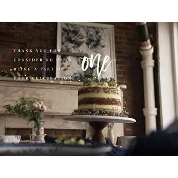 1st Birthday Gold Acrylic Cake Topper - Elegant Design